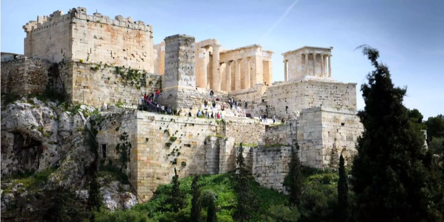 Die Akropolis in Athen.