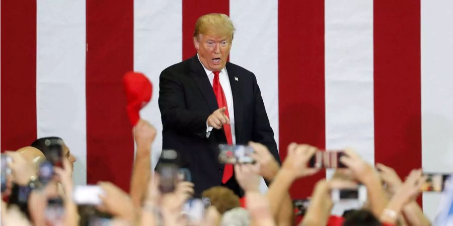 Trump bei seiner Wahlkampf-Tour in Pennsylvania.