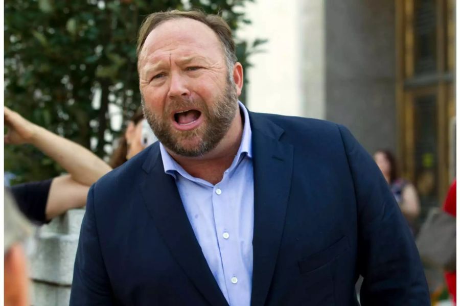 Verschwörungstheoretiker Alex Jones.