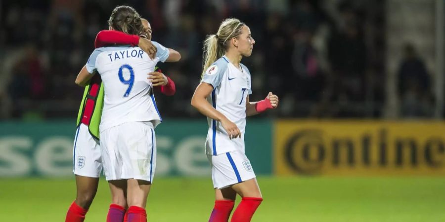 Fussballspielerinnen von England an der EM 2017.