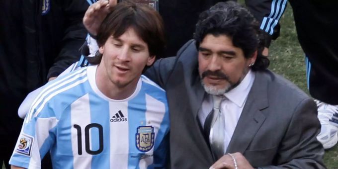 Hilfe von ganz oben - Maradona rät Messi von Nationalmannschaft ab