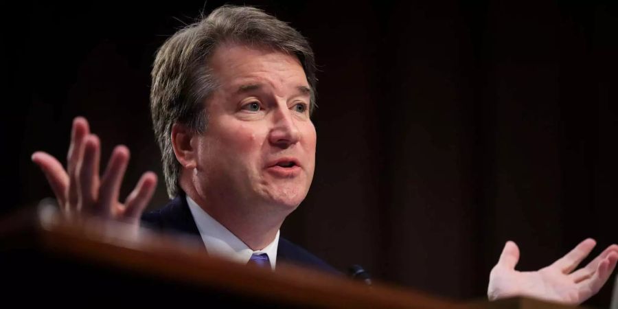 Supreme-Court-Kandidaten Brett Kavanaugh im amerikanischen Kongress.