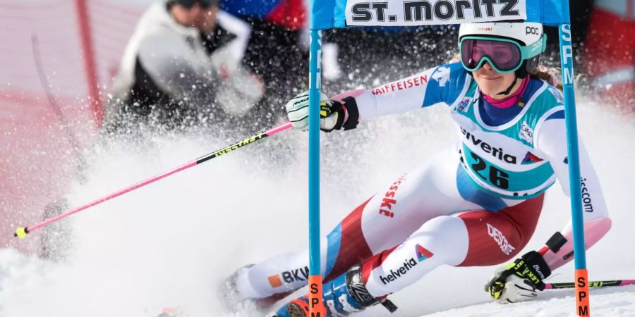 Aline Danioth (19.) ist die beste Schweizerin in der Quali zum Parallelslalom in St. Moritz