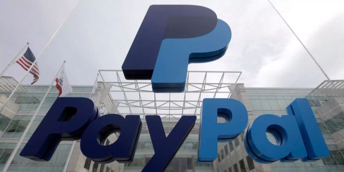 Das Logo von Paypal.