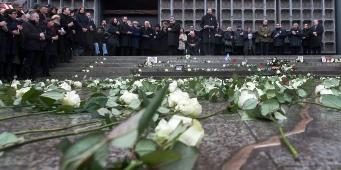 Beim Anschlag vom 19. Dezember 2016 sind in Berlin zwölf Menschen gestorben. Gedenkstelle in Berlin.