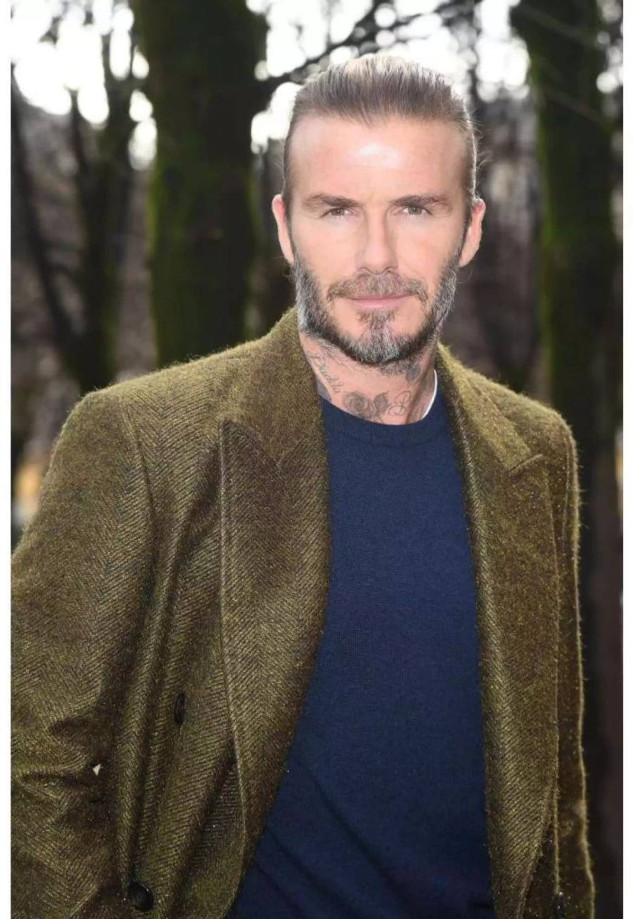 David Beckham Anfang Jahr an der Louis Vuitton Menswear Herbst/Winter-Show in Paris.