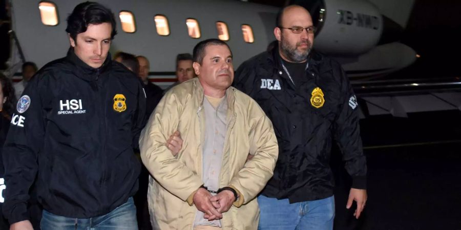 Joaquín Guzmán alias «El Chapo» droht lebenslange Haft.