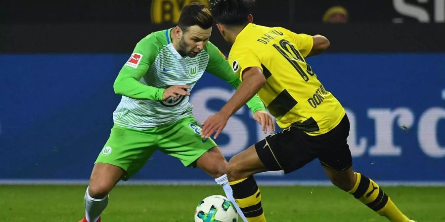 Renato Steffen bei seiner Bundesliga-Premiere.