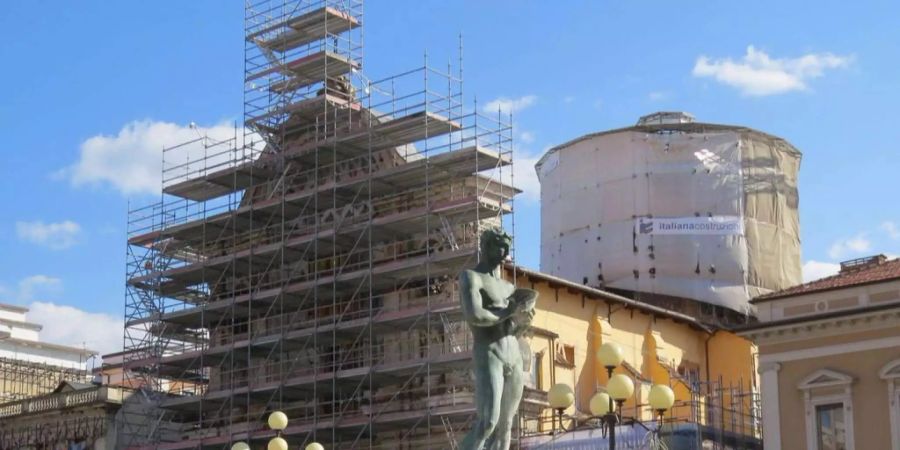 Die Kirche in Aquila wurde fast acht Jahre lang restauriert.