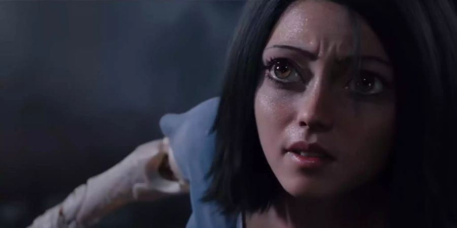 Screenshot des Trailers von «Alita: Battle Angel»