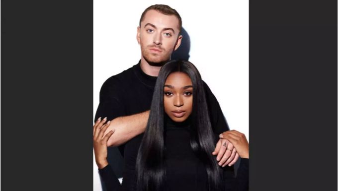 Sam Smith und Normani. Sam Smith und Normani.