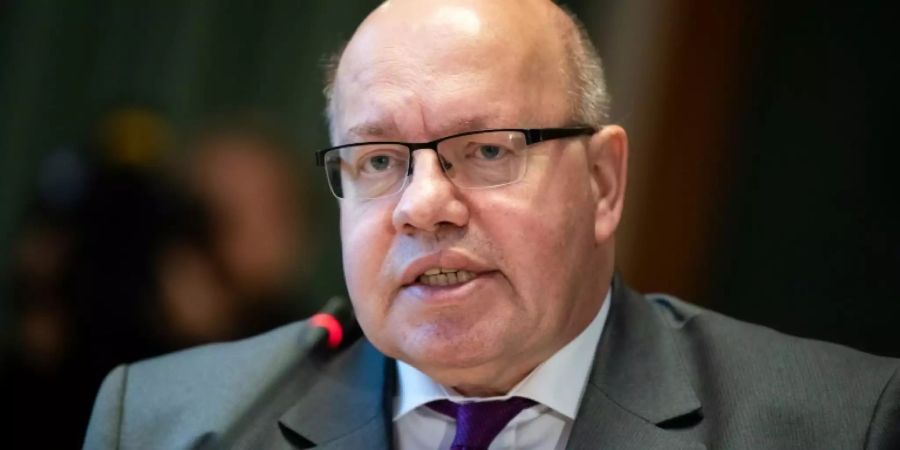 Peter Altmaier bei der Präsentation der Strategie
