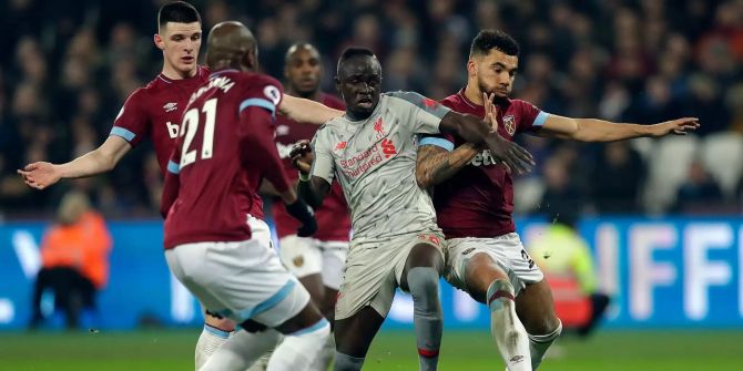 Fussball: Premier League, England, West Ham United - FC Liverpool