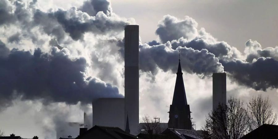 Ein Braunkohlekraftwerk in Deutschland.