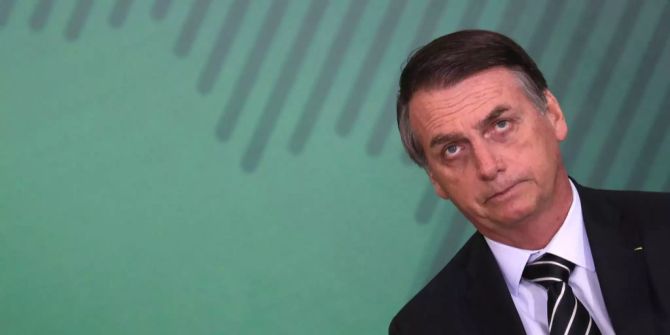 Jair Bolsonaro stellt seine Kabinettmitglieder in Brasilia vor.