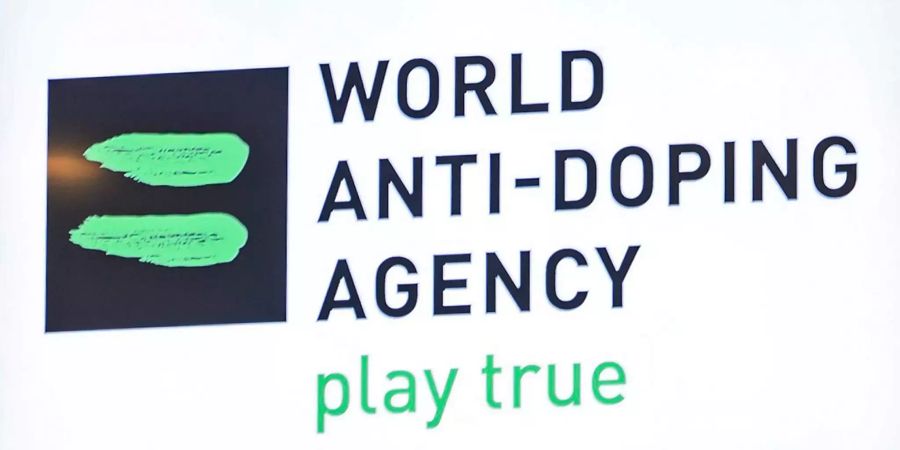 Das Logo der Welt Anti-Doping Agentur (WADA).