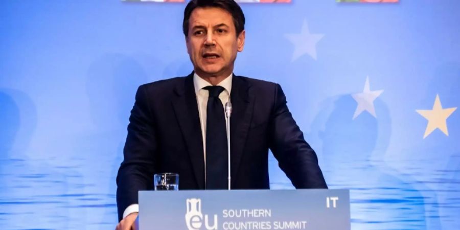 Italiens Regierungschef Conte spricht im EU-Parlament