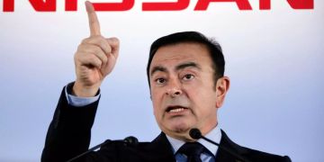 Carlos Ghosn bei einer Pressekonferenz.