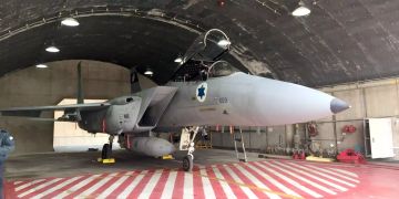 Ein israelischer F-15 Kampfjet Baz (Eagle).