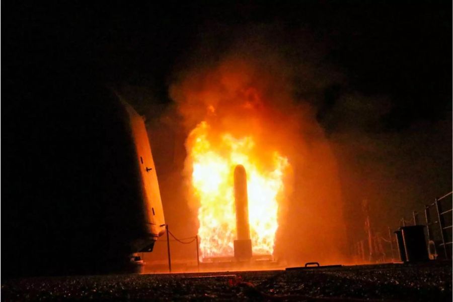 In Syrien sind angeblich in der Nacht mehrere Militärstellungen aus der Luft angegriffen worden. (Archivbild)