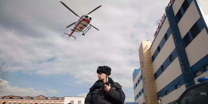Schon wieder brennt ein Einkaufszentrum in Russland. Eine Person kommt dabei ums Leben. Schon wieder brennt ein Einkaufszentrum in Russland. Eine Person kommt dabei ums Leben.
