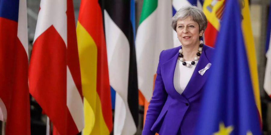 Theresa May, Premierministerin von Grossbritannien, kommt zum EU-Gipfel der Staats- und Regierungschefs.