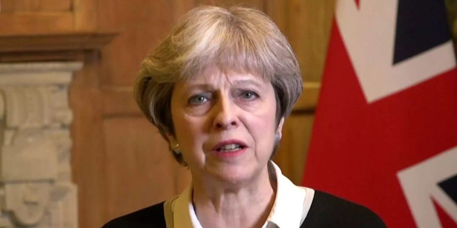 Für Theresa May ist der Angriff ein «deutliches Signal.»