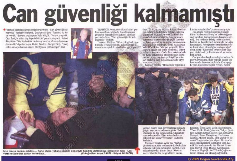 So wurde über den Vorfall vor 20 Jahren in den türkischen Medien berichtet.