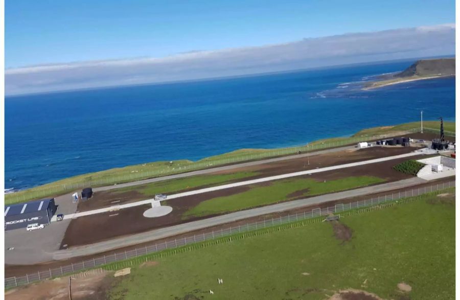 Die Station der Rocket Lab in Neuseeland.