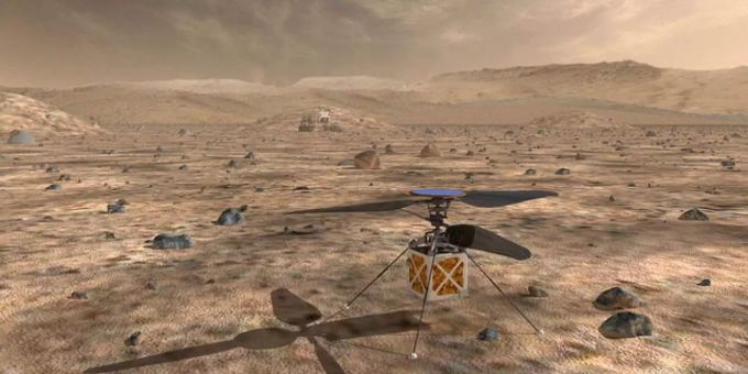 Mit dem Hubschrauber will die Nasa erstmals ein Luftfahrzeug auf dem roten Planeten testen, das schwerer ist als Luft.