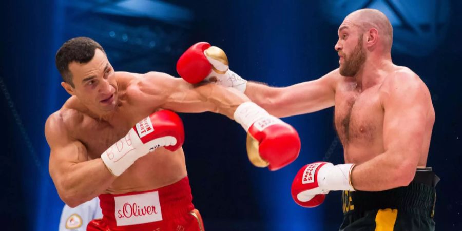 Tyson Fury beim WM-Kampf gegen Wladimir Klitschko im November 2015.