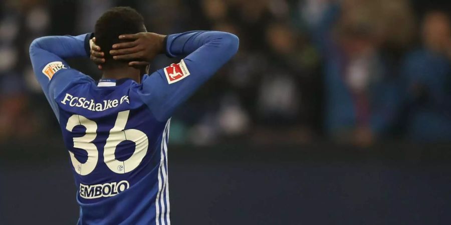 Breel Embolo nach seinem Tor gegen Hoffenheim am 17. Februar.