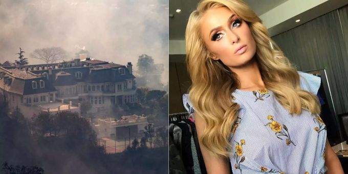Paris Hilton, J.Lo, Murdoch - Promis fliehen vor der Feuerhölle in Bel Air