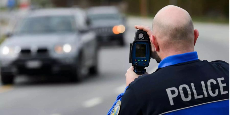 Verkehrskontrolle der Polizei.