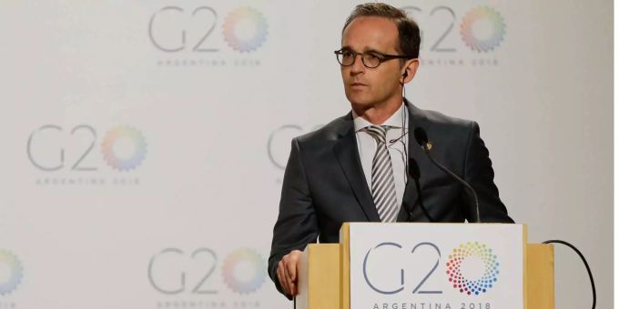 Der deutsche Bundesaussenminister Heiko Maas. Heiko maas
