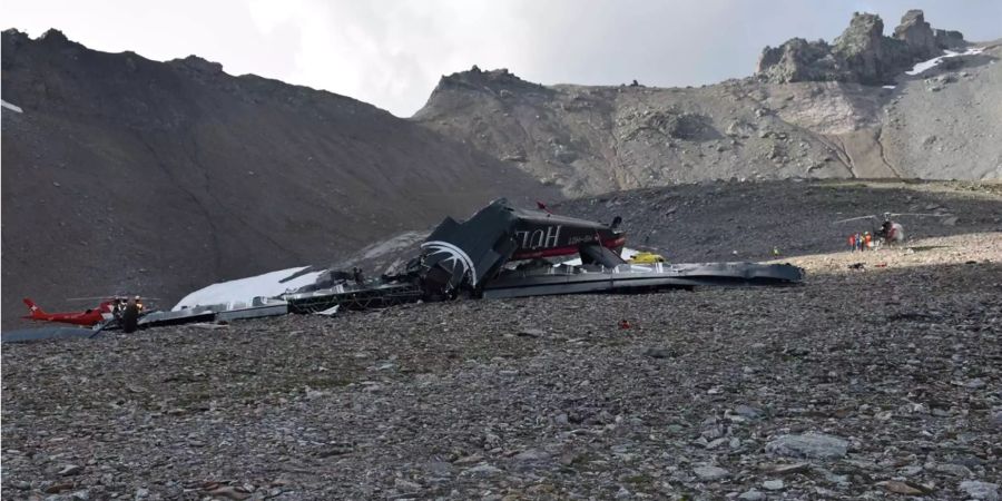 Unfallort der abgestürzten Ju-42: Flimms GR.