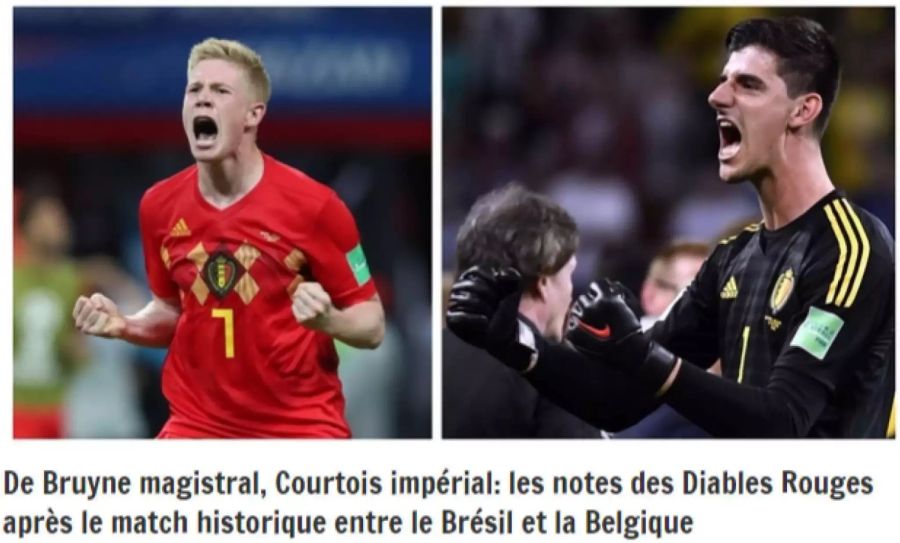 «De Bruyne magistral», titelt DHnet.