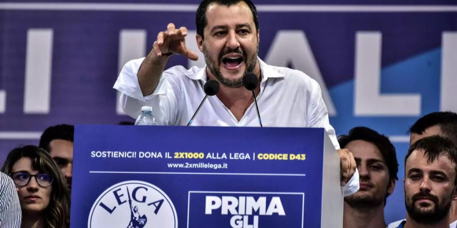 Roma mit italienischer Staatsangehörigkeit müsse Italien «leider behalten», meint Innenminister Salvini.