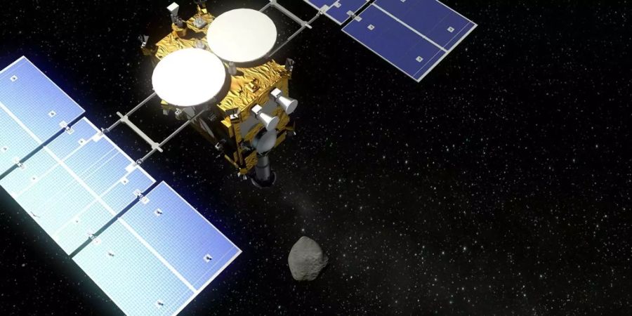 Nach dreieinhalb Jahren Reise durchs All erreicht «Mascot» den Asteroiden Ryugu.