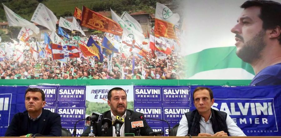 Lega Nord Präsident Matteo Salvini könnte mit seiner Partei abräumen.