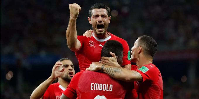 Dzemaili jubelt nach dem 1:0. Dzemaili jubelt nach dem 1:0.