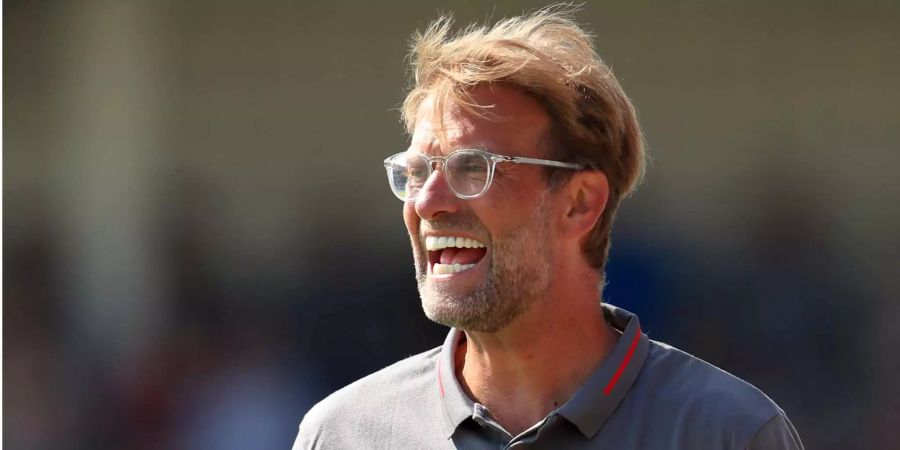 Jürgen Klopp, Trainer des FC Liverpool, im Juli während eines Testspiels gegen den FC Chester.