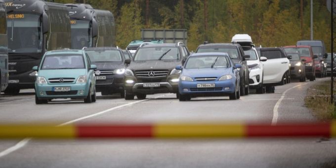 Grenze FIN/RUS - Asylbewerber weichen nach Norden aus