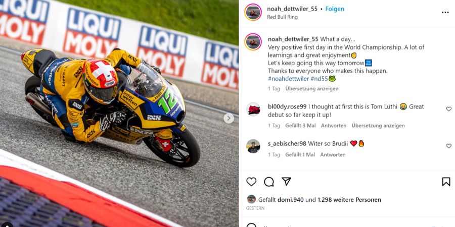 Noah Dettwiler Moto3