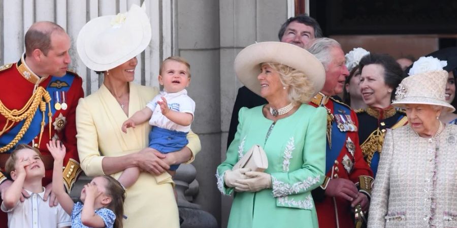 Nicht nur auf dem Balkon des Buckingham Palastes werden die Urenkel von Queen Elizabeth II. bei der Feier zum Platinjubiläum zu sehen sein.