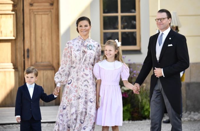 Die schwedische Königshaus-Familie. Schweden
