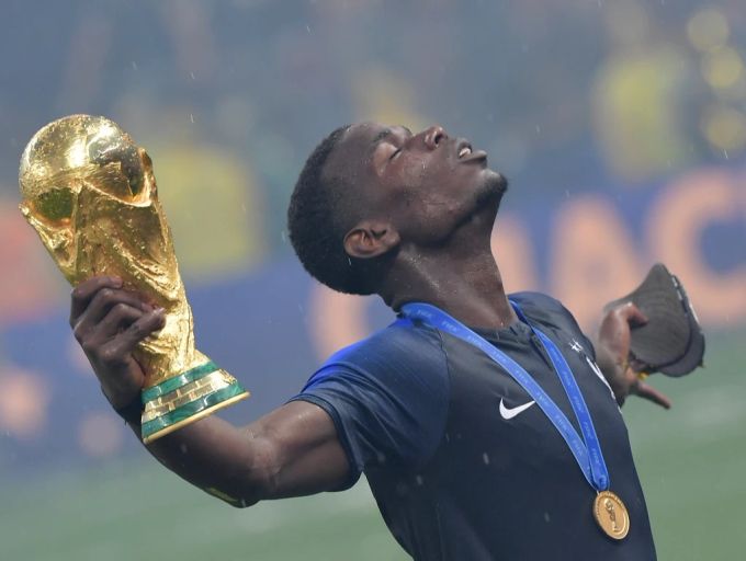 Paul Pogba wird 2018 Weltmeister mit Frankreich. Paul Pogba
