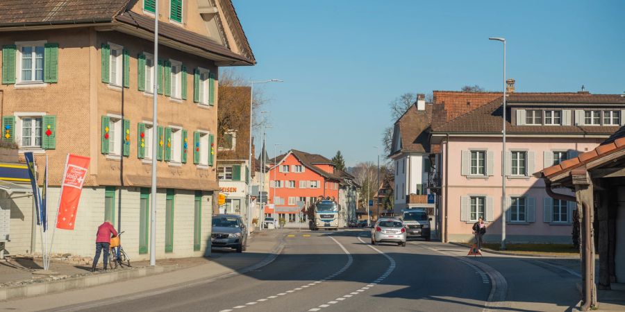 Das Dorf Ettiswil.