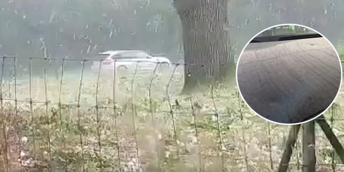 Heute wieder Gewitter - Leserreporter hat nach Hagel «Beulen im Auto»