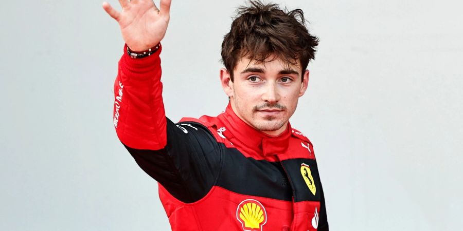 Ferrari-Pilot Charles Leclerc startet bereits zum sechsten Mal in dieser Saison von der Pole Position.